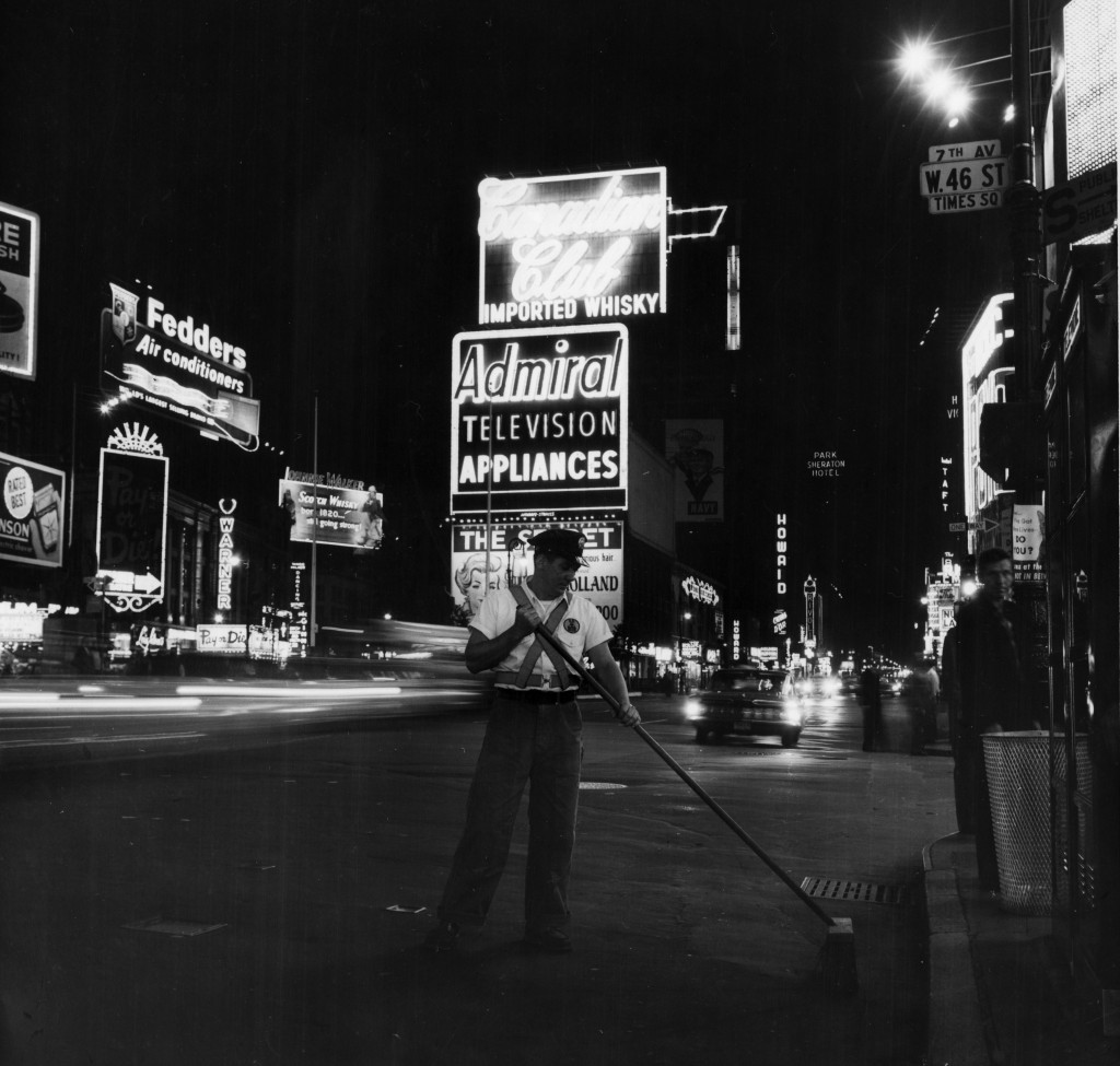 DSNYM-20071011-EJ-18-times-square-1960s Sweeping Times Square in the 1960s.