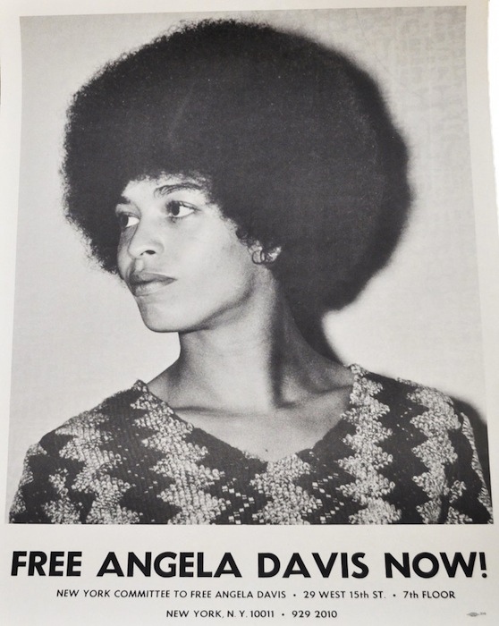 FreeAngelaNowNYCSm F. Joseph Crawford’s photograph of Angela in 1969 was the source for Félix Beltrán's 1971 poster.