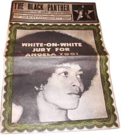 PatherNewspaper-2 When "The Black Panther" put Crawford's photo on its cover, they flopped the image.