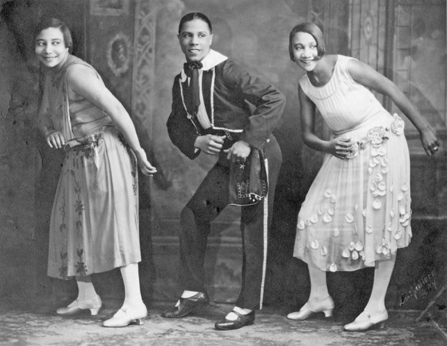 AlbertaHunter Alberta Hunter, far right, performs vaudeville. (Courtesy of Chris Albertson)