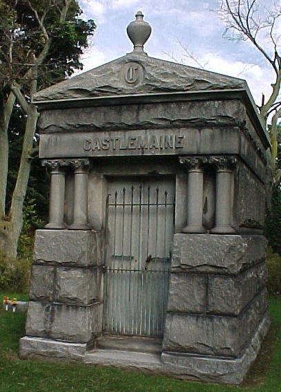 castlemaine Many of the Sutherland Sisters were buried in or near the Castlemaine mausoleum in Glenwood Cemetery in Lockport, New York. (Photo by Alan Brownsten, via FindAGrave.com)
