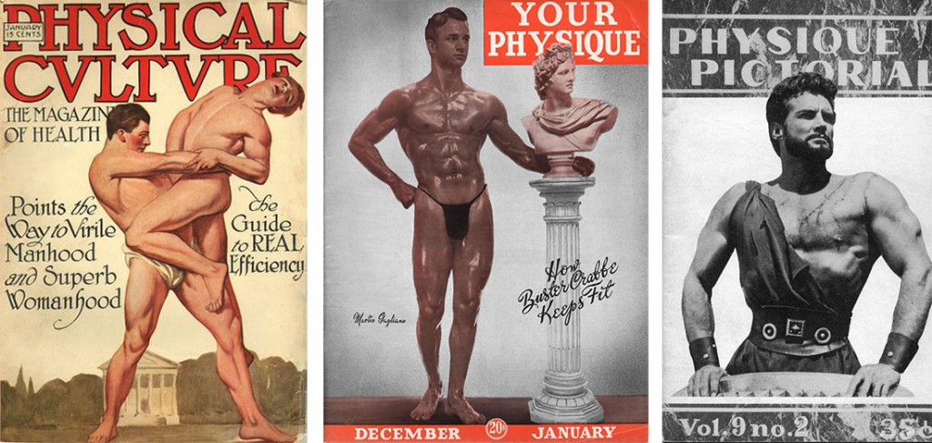 magazine-evolution Magazine covers from left, produced in 1915, 1945, and 1959, show the continued reliance on Greek allusions to avoid censorship.
