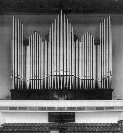 At the close of the Panama Pacific International Exposition, the organ was moved to San Francisco's Civic Auditorium, which was built to accommodate its 46-by-20-foot dimensions.