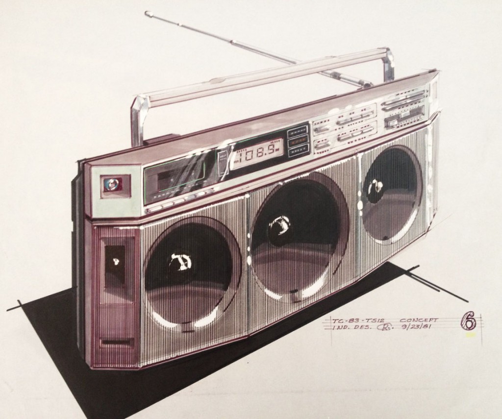 Lightwood purchased this 1981 conceptual drawing by Richard Culbertson from an estate liquidation on Etsy.