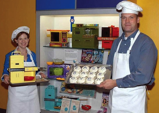 easybake_bakers A photo from the 2006 party at the National Toy Hall of Fame in Rochester, NY, celebrating the induction of the Easy-Bake Oven. (Courtesy of Todd Coopee)