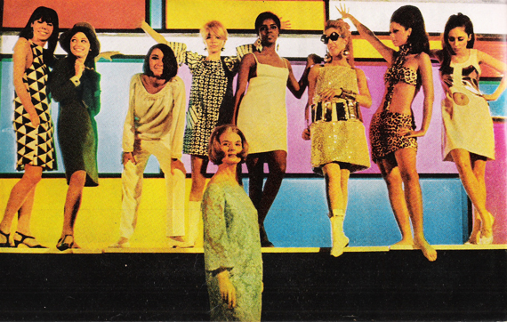 Mod outfits at a New York disco as featured in "Life" magazine in 1966.