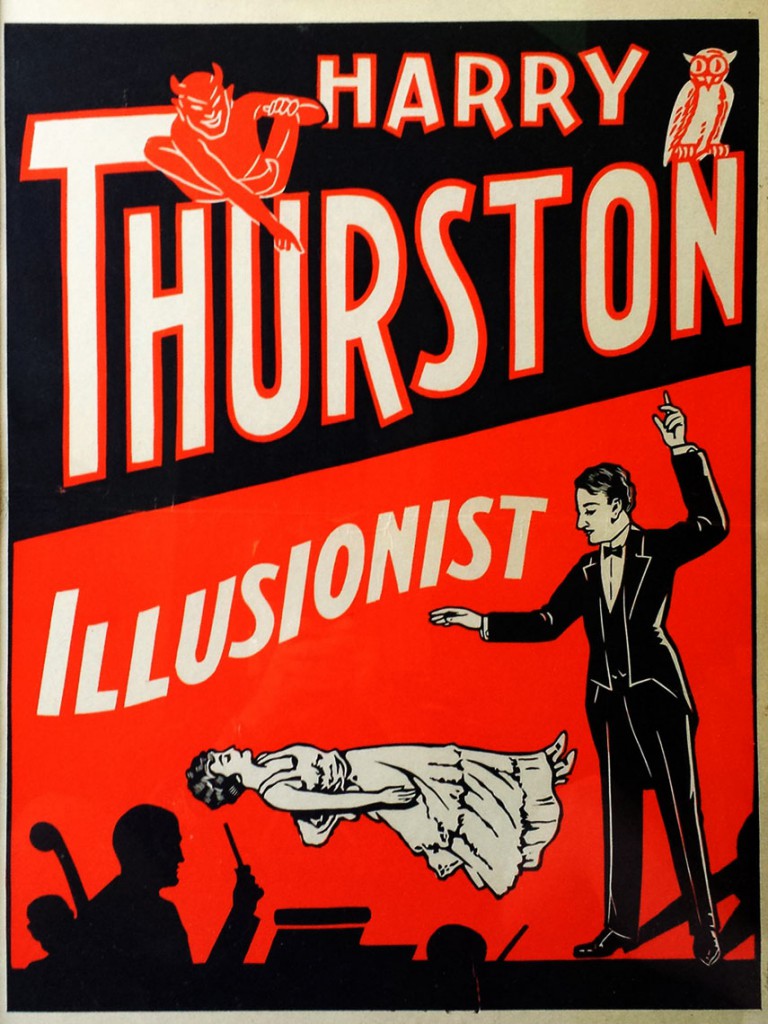 harry thurston Top: A Carrère poster circa 1920. Above: A rare lithograph for Harry Thurston, Howard Thurston's younger brother who had close ties to the mob-run underwold in Chicago, circa 1930. Images courtesy Zack Coutroulis.