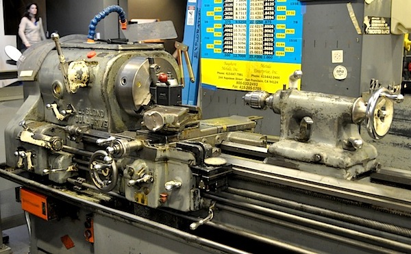 Le Blond A postwar Le Blond machine lathe, sourced from the University of California, San Francisco, when it closed its machine shop.