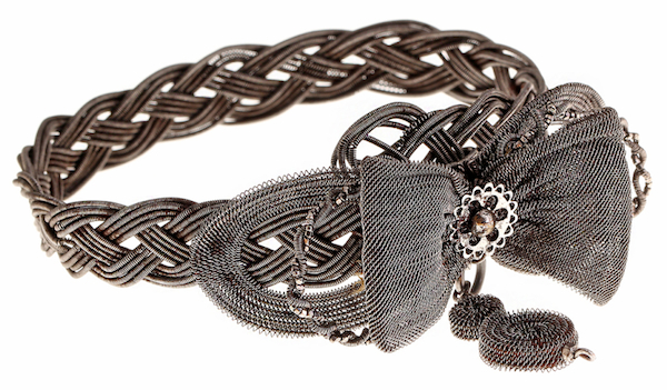 Silesian Tight This example of Silesian wirework bears the mark of Johann Conrad Geiss. Photo via Bell and Bird.