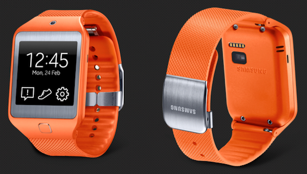 The new Samsung Gear 2 features a heart-rate monitor behind its face.