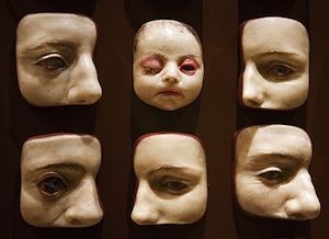 morbid_faces Pathological models from the Mütter Museum. (Via Morbid Anatomy)