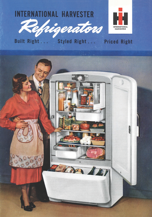 Built Right In the late 1940s, rural American women had to convinced of the benefits of refrigerators with built-in freezers.