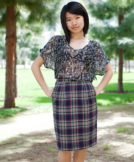 SF_localwisdom15 This San Francisco woman's 1970s skirt from Taiwan originally belonged to her aunt, who kept it after she had a baby and eventually passed it on to her daughter (the wearer's cousin). Every time the skirt's owner had a baby, she gave the skirt to a different family member. (Photo by Paige Green, via Local Wisdom)