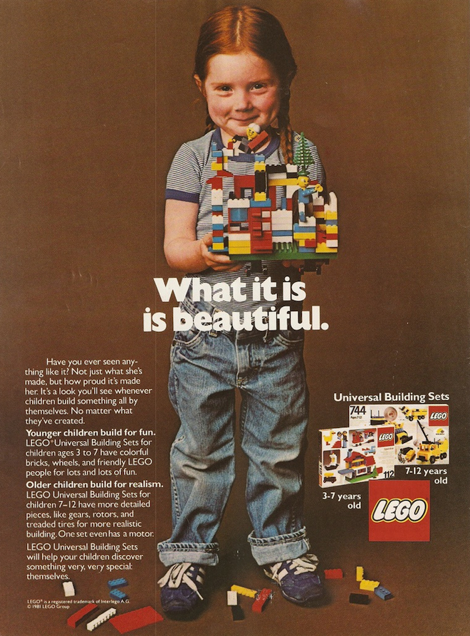 LEGO has been championed for running this 1981 ad that emphasized gender-neutral toys.