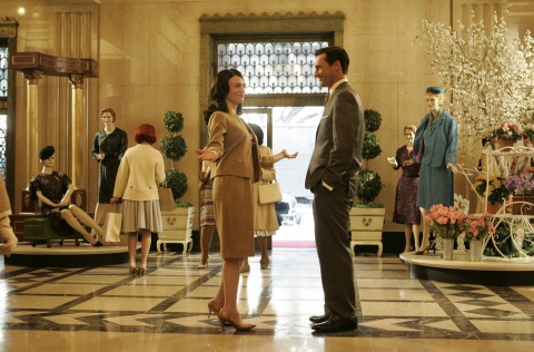 menckens In Season 1 of "Mad Men," Don Draper tells Rachel Mencken that the fictional New York department store her father founded needs a modern upgrade for 1960.
