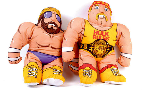 One of Eskander's surprise successes was this series of "Wrestling Buddies" plush toys aimed at little boys in the 1980s, which TIME magazine named one of the 100 greatest toys.