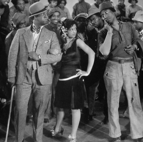 vbg_mckinney_movie_Hallelujah Nina Mae McKinney with William E. Fountaine and Daniel Haynes in a still from the 1929 film "Hallelujah!"