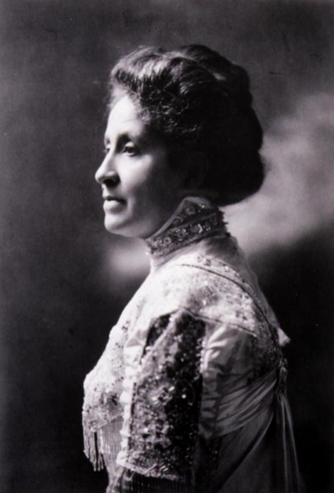 vbg_terrell A writer, educator, and activist Mary Church Terrell, born to former slaves, was the first president of the National Association of Colored Women, which adopted the motto “Lifting As We Climb.”