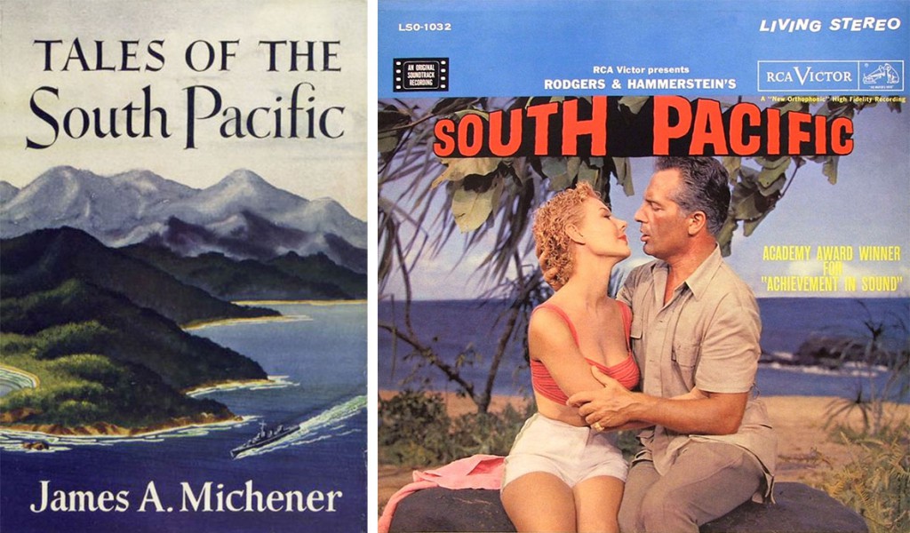 Michener's "Tales of the South Pacific" went from adventure story to generic romance as the book was adapted for the stage and screen.