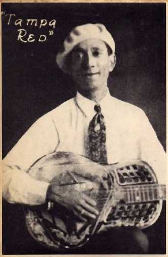 78_musician_tampa_red_heneghan23 Bluesman Tampa Red got his break when he was hired to accompany Ma Rainey and became popular in the 1930s. (Via John's Old Time Radio Show)