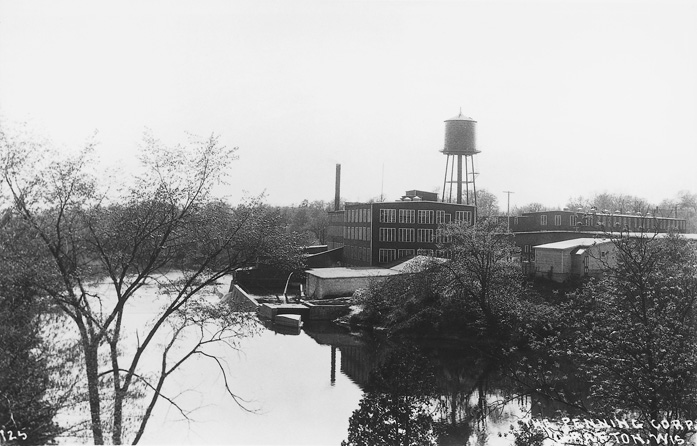 78_factory_paramount_grafton The former Paramount pressing plant in Grafton, Wisconsin, likely in the mid-1930s. (From the collection of Edward Rappold, courtesy of Angela Mack Reilly and Alex van der Tuuk, from "Do Not Sell at Any Price")