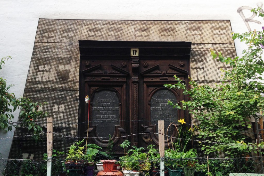 Near the entrance to the Friedrichshain-Kreuzberg Museum, an inheritor of the history movement's values, is this memorial to the buildings destroyed by West Berlin's urban renewal policies in the 1960s and '70s.
