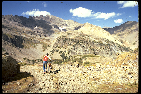 Rockies The descent from Pearl Pass down into Aspen is a rocky nightmare, but the scenery is stunning.