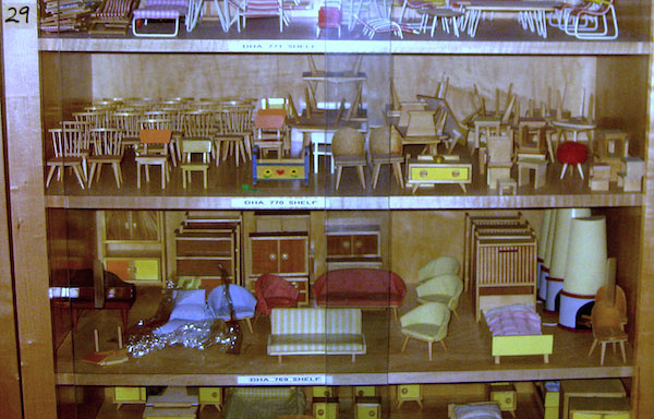 A part of a dollhouse-furniture collection inside one of Huguette Clark's two apartments at 907 Fifth Avenue, New York, after she died in 2011 at age 104. (Via the estate of Huguette Clark from EmptyMansionsBook.com)