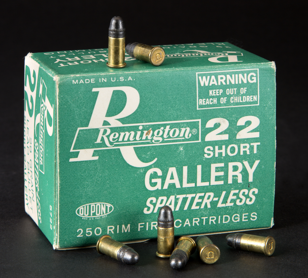 Box of Remingtons Box of Remington .22 Short Cartridges.