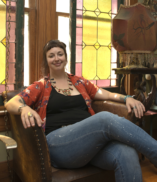 Mantiques Gretchen Ball Eric Bradley considers Gretchen Ball, the owner of Dolly Python in Dallas, a female mantiques collector. (Courtesy of Eric Bradley)