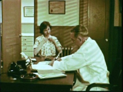The doctor in “Dance, Little Children" can’t believe sweet, small-town girl Lynn has contracted syphilis. (Via DVDtalk.com)