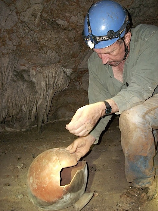 Dr. James Brady, who teaches at Cal State L.A., has been exploring and studying Mesoamerican caves for more than three decades.