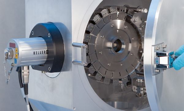 Samples are affixed to rhenium filaments, which are loaded onto wheels, or turrets, inside the TIMS.