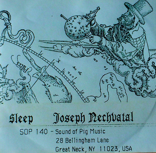 This cassette sound collage by Joseph Nechvatal was released by Sound of Pig in 1983. (Via Archive.org)
