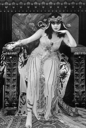 Theda Bara in the 1917 silent film "Cleopatra."