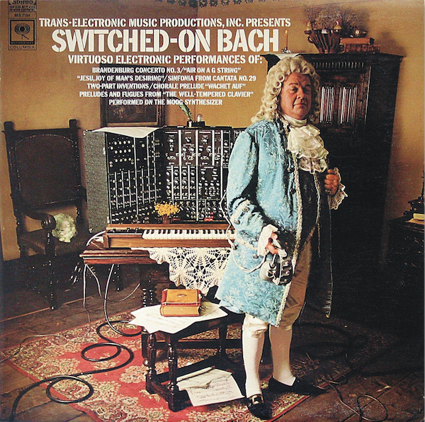 The cover of "Switched-On Bach," by Wendy Carlos, 1968. Via Flickr.