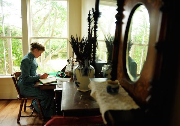 Sarah writes her books in script, using a fountain pen and paper, before typing her work for her publisher. (Photo courtesy Estar Hyo-Gyung Choi, Mary Studio, via ThisVictorianLife.com)