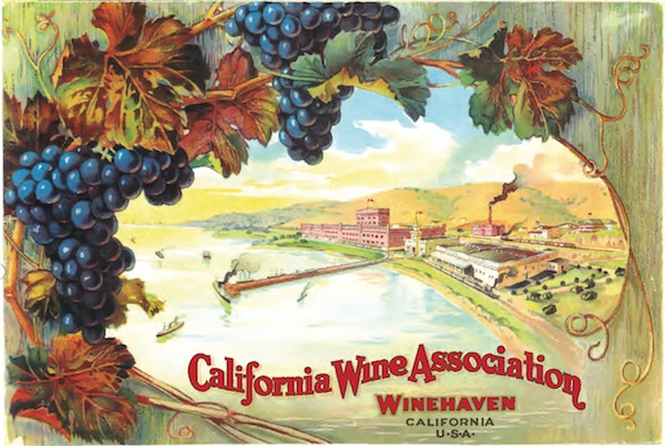 This colorful postcard of Winehaven seems to promise happier, more prosperous times after the trauma of the 1906 earthquake and the fires that followed. (Courtesy Gail Unzelman)