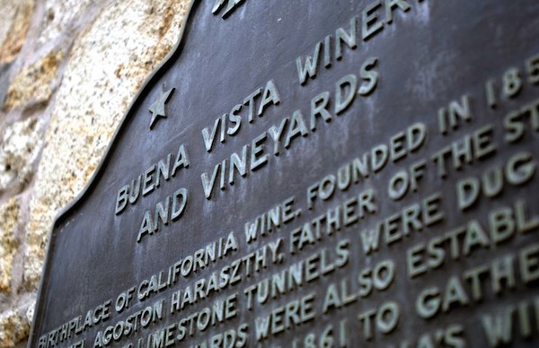 Buena Vista Winery in Sonoma may be designated as State of California Landmark number 392, but it is not the “birthplace of California wine.” (Via Buena Vista Winery)