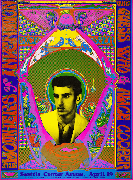 By the spring on 1969, Moehring's posters had become extraordinarily complex, but in terms of their appearance and what it took to produce them.