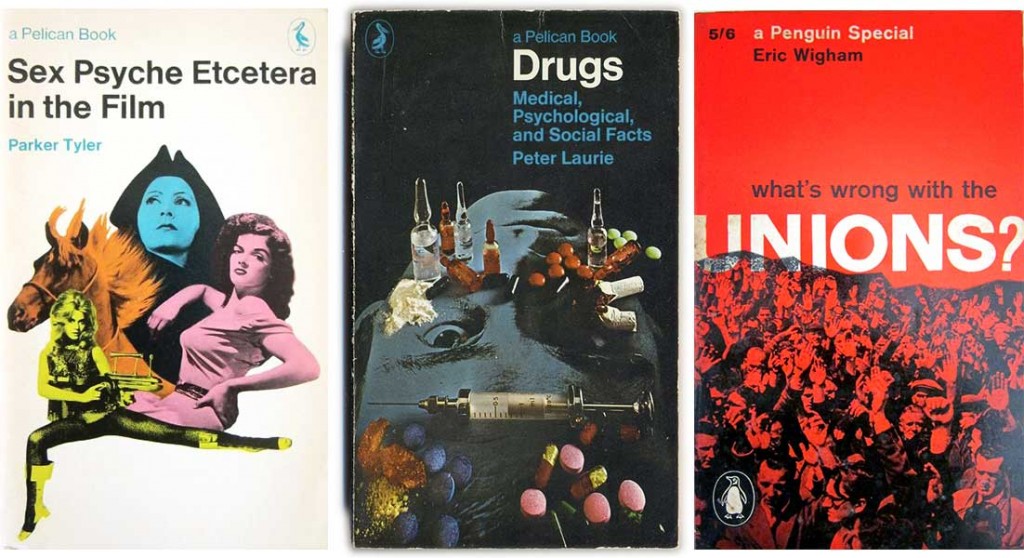 Scarfolk designs often play with the modernist aesthetic of actual Penguin covers, like these three above.