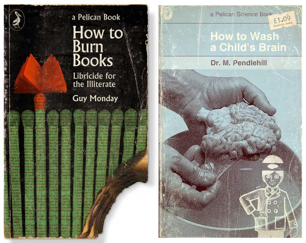 Two of the unsettling "How To" books made for Scarfolk.