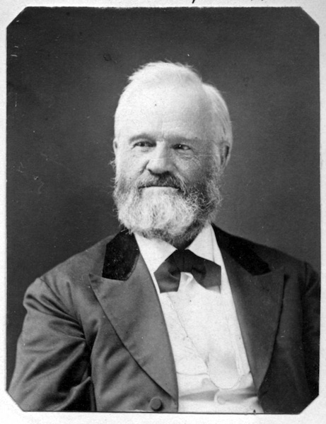 John Humphrey Noyes, pictured in the 1870s, became deaf as he aged. (Courtesy of Picador)
