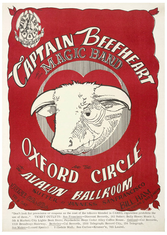 When Captain Beefheart played the Avalon, he hung out with Ham between his sets learn how the light show was created.