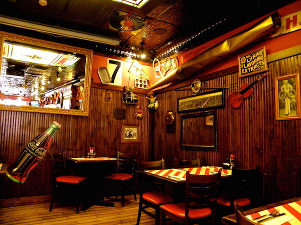 The dining room of the Friday's in Prague, Czech Republic, in 2012. (By Rose Eujin Jeong)
