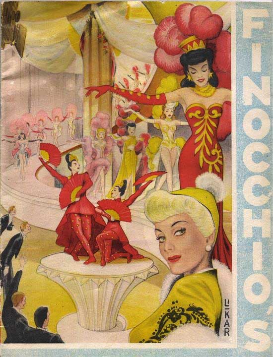 A program for a drag show at Finocchio's, circa late 1940s, when San Francisco's booming naval industry helped the city's queer nightlife blossom.