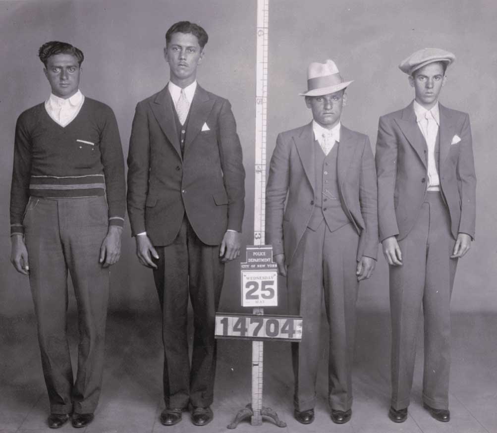 From left to right: Alfred Cappola, Morris H. Stenner, Abe Sperling, and Paul Fishback, photographed in New York City during the early 20th century. Courtesy of Mark Michaelson.