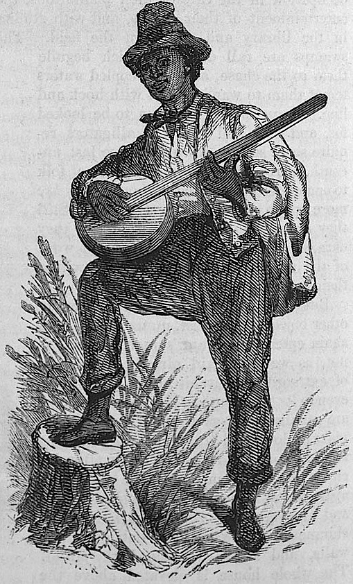 Illustration of "A Carolina rice planter" from "Harper's New Monthly Magazine," 1859. Image taken from a copy of the magazine in the Special Collections Department of the University of Virginia Library.