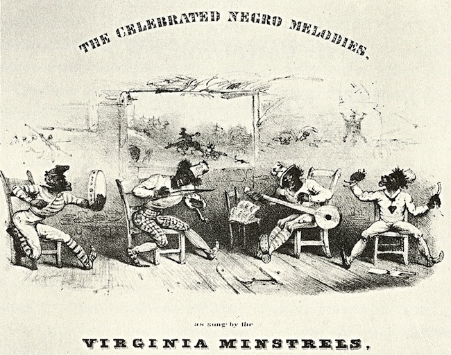 Sheet music from 1843 for the Virginia Minstrels, one of whose members was Joel Walker Sweeney.