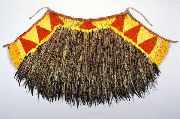 Native Hawaiians gave British explorer Captain James Cook this featherwork cloak. It's now part of the collection at The Australian Museum in Sydney. (Via WikiCommons)